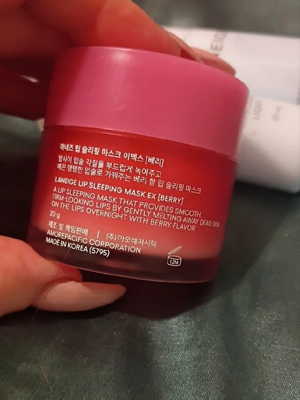 LANEIGE Pink Berry Lip Sleeping Mask with White Emulsion Duo